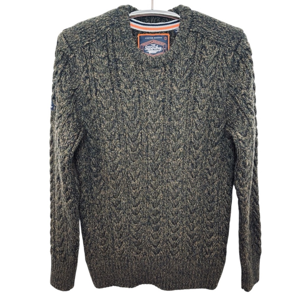 Superdry Olive Green Crewneck Sweater